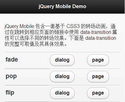 使用 jQuery Mobile 与 HTML5 开发 Web App —— jQuery Mobile 页面与对话框